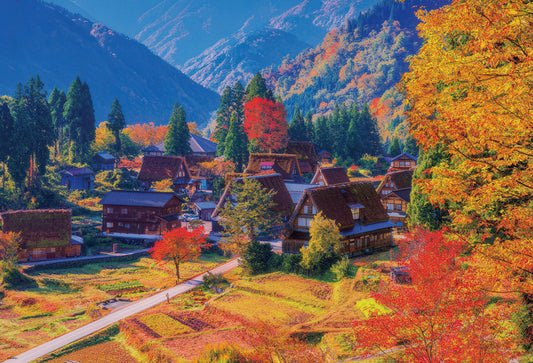 Beverly 51-257　Scenery • Gokayama in Autumn　1000 Pieces Jigsaw Puzzle