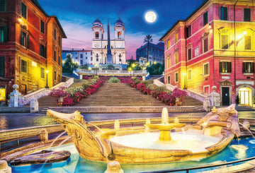 beverly-51-271-scenery-moonlit-piazza-di-spagna-1000-pieces-jigsaw-puzzle