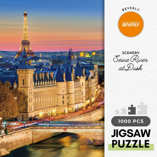 Beverly 51-285　Scenery • Seine River at Dusk　1000 Pieces Jigsaw Puzzle