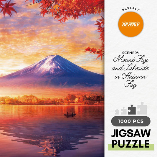 Beverly 51-287　Scenery • Mount Fuji and Lakeside in Autumn Fog　1000 Pieces Jigsaw Puzzle