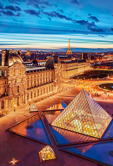 Beverly • Scenery • Louvre Museum at Dusk　1000 PCS　Jigsaw Puzzle