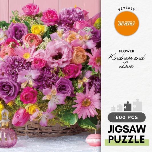 Beverly 600-011　Flower • Kindness and Love　600 Pieces Jigsaw Puzzle