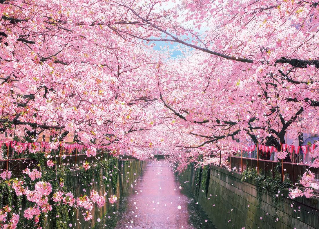 beverly-600-017-scenery-sakura-trees-at-meguro-river-600-pieces-jigsaw-puzzle