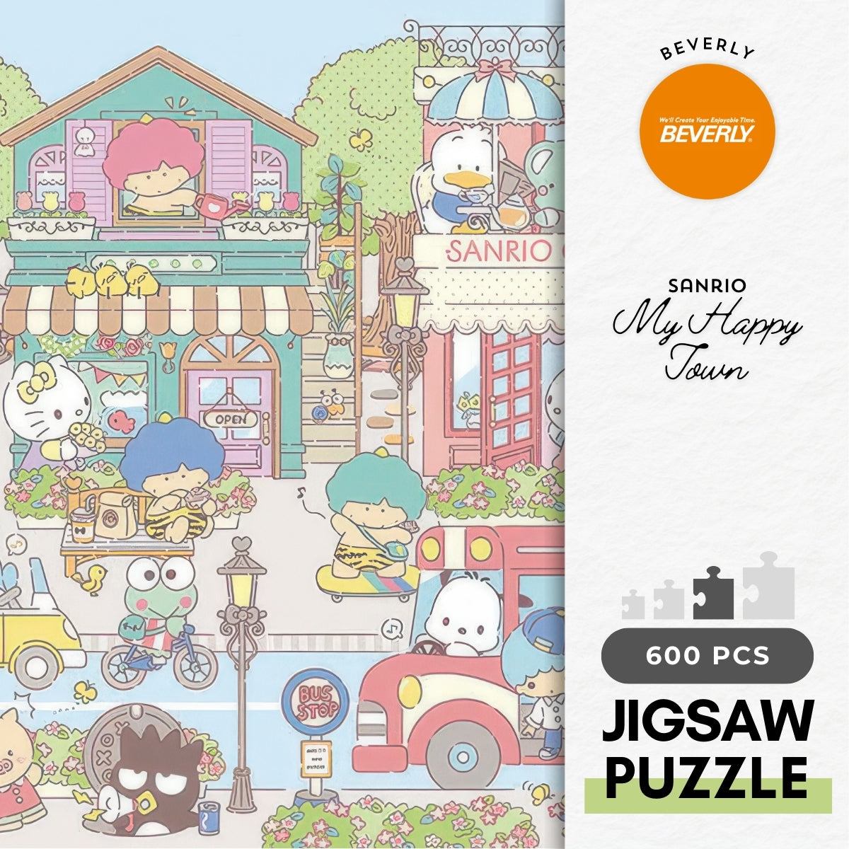 beverly-600-023-sanrio-my-happy-town-600-pieces-jigsaw-puzzle