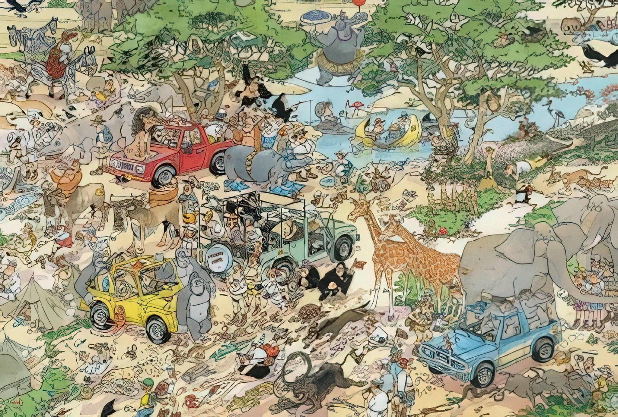 beverly-61-336-cartoon-safari-tour-1000-pieces-jigsaw-puzzle