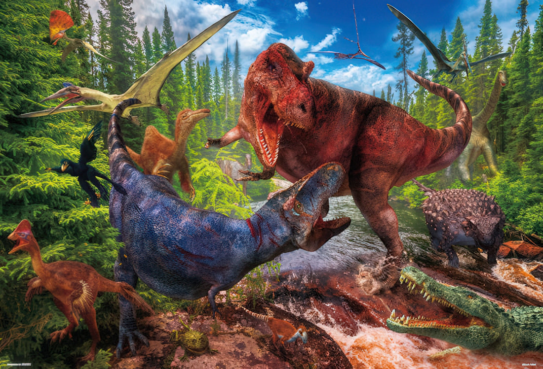 beverly-61-439-tyrannosaurus-vs.-tyrannosaurus-1000-pieces-jigsaw-puzzle