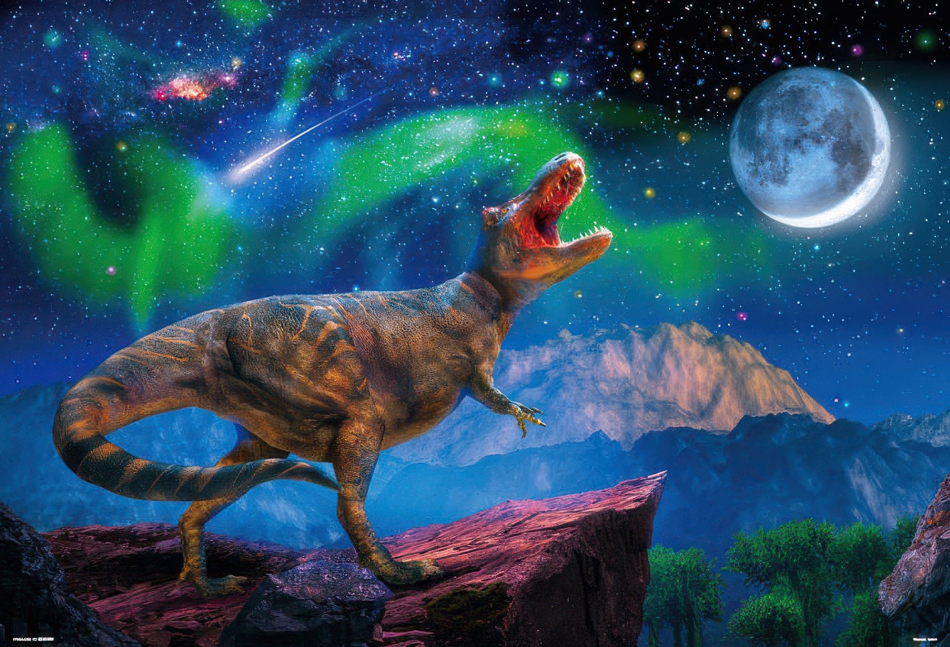 beverly-61-440-dinosaur-starry-night-tyrannosaurus-1000-pieces-jigsaw-puzzle