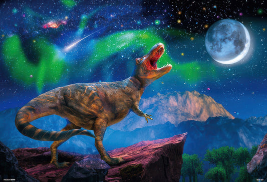 Beverly 61-440　Dinosaur • Starry Night Tyrannosaurus　1000 Pieces Jigsaw Puzzle