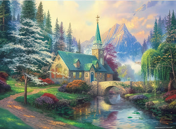 beverly-65-219-church-with-dogwoods-500-pieces-jigsaw-puzzle