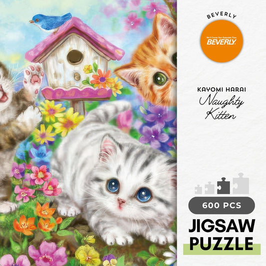 Beverly 66-110　Animal • Naughty Kitten　600 Pieces Jigsaw Puzzle