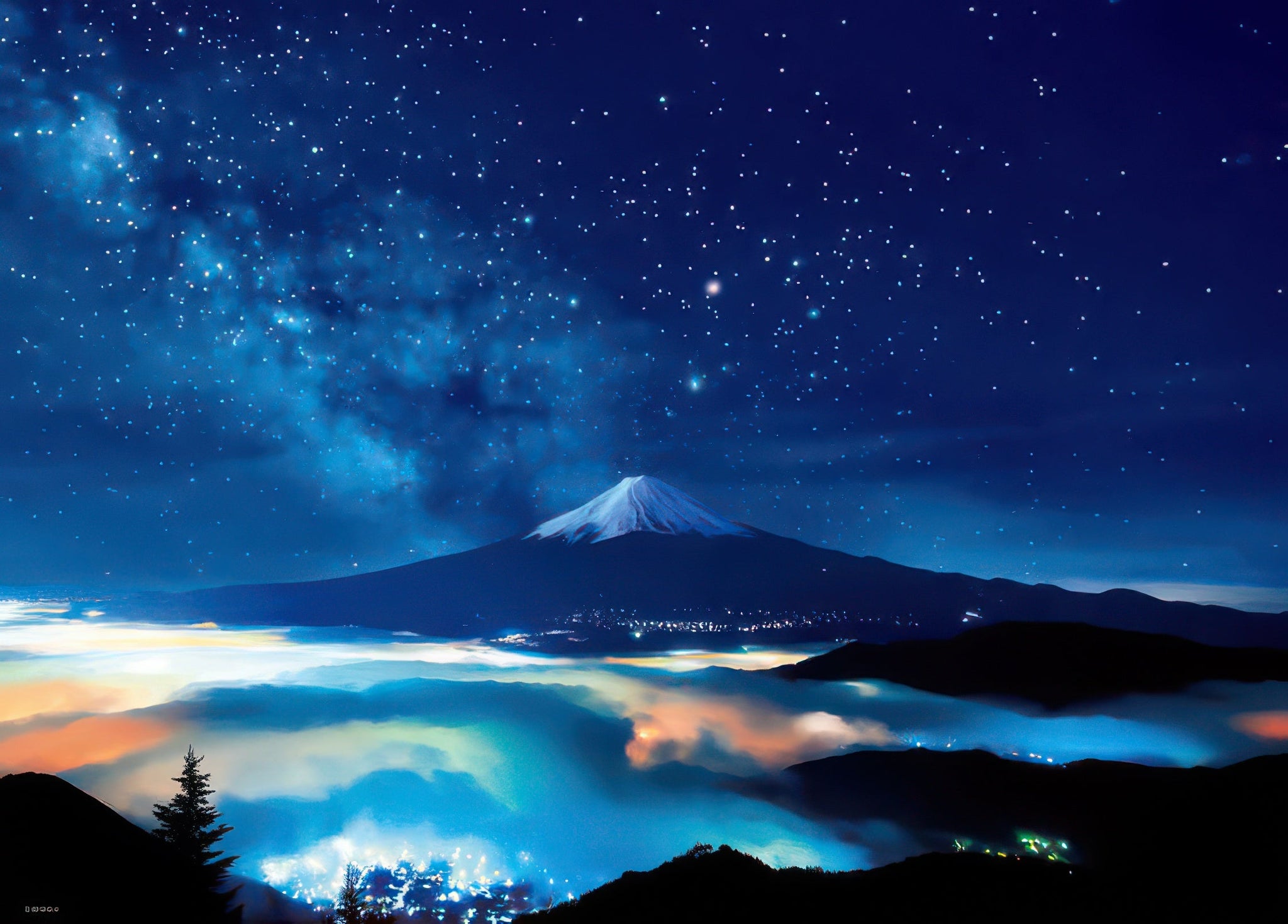 beverly-66-127-starry-sky-and-fuji-600-pieces-jigsaw-puzzle