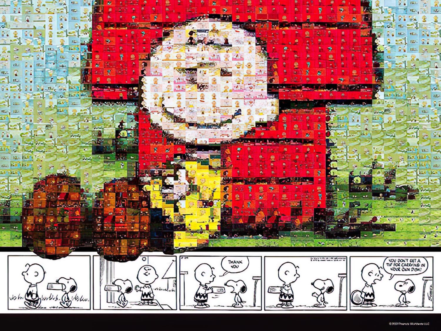 Beverly • Peanuts • Mosaic Snoopy and Charlie Brown　600 PCS　Jigsaw Puzzle