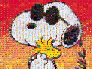 Beverly • Peanuts • Mosaic Snoopy and Woodstock　600 PCS　Jigsaw Puzzle