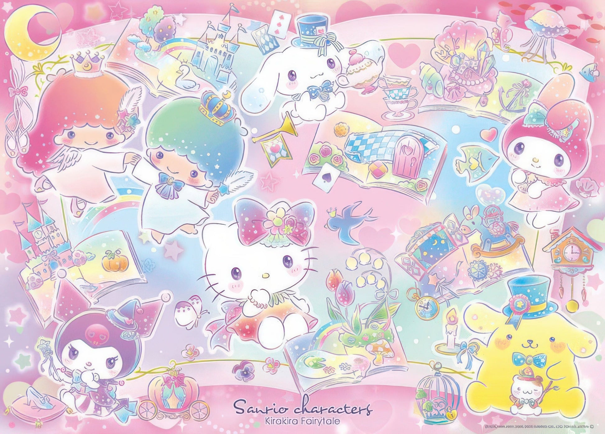beverly-66-148-sanrio-characters-sparkling-fairytale-600-pieces-jigsaw-puzzle