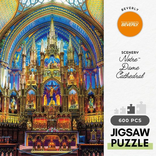 Beverly 66-165　Scenery • Notre-Dame Cathedral　600 Pieces Jigsaw Puzzle