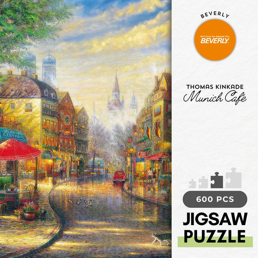 Beverly 66-173　Illustration • Munich Café　600 Pieces Jigsaw Puzzle