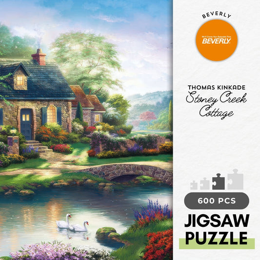 Beverly 66-174　Illustration • Stoney Creek Cottage　600 Pieces Jigsaw Puzzle