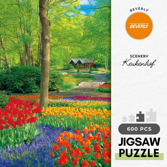 Beverly 66-180　Scenery • Keukenhof　600 Pieces Jigsaw Puzzle