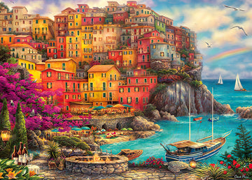 Beverly • Chuck Pinson • Beautiful Day at Cinque Terre　600 PCS　Jigsaw Puzzle