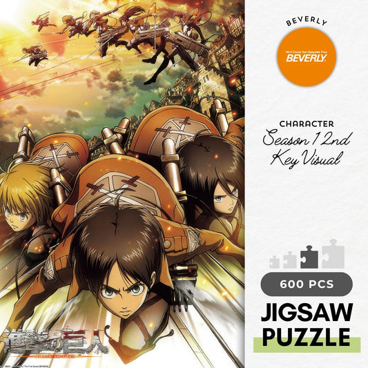 Beverly 66-216　Attack on Titan • Season 1 2nd Key Visual　600 Pieces Jigsaw Puzzle