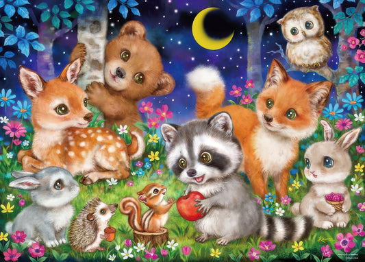 Beverly 66-222　Forest Animals　600 Pieces Jigsaw Puzzle