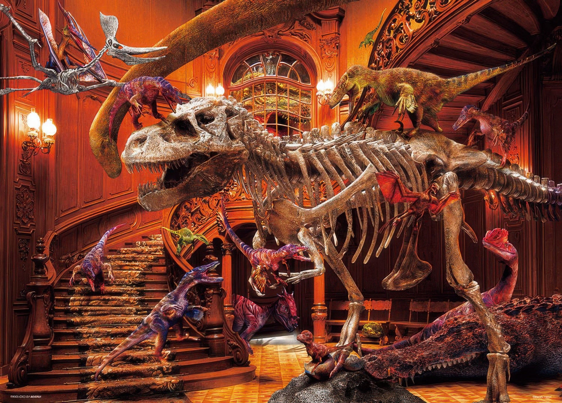 beverly-66-224-dinosaur-in-museum-600-pieces-jigsaw-puzzle