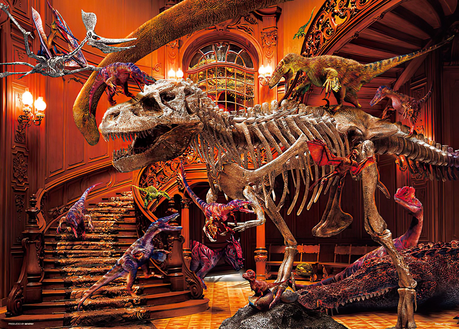 Beverly • Masato Hattori • Dinosaur in Museum　600 PCS　Jigsaw Puzzle