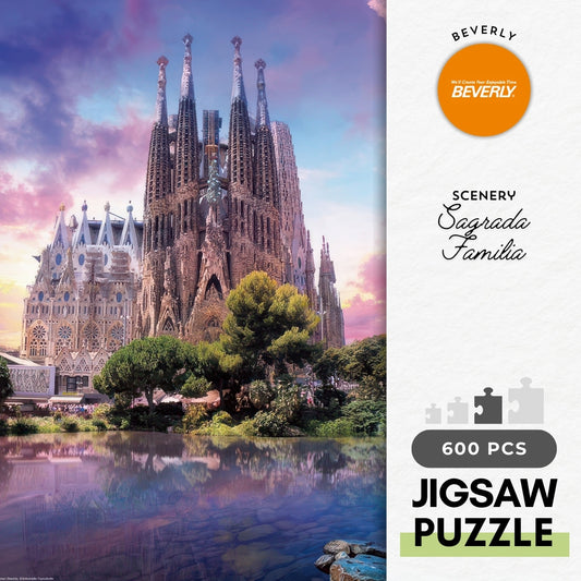 Beverly 66-232　Scenery • Sagrada Familia　600 Pieces Jigsaw Puzzle