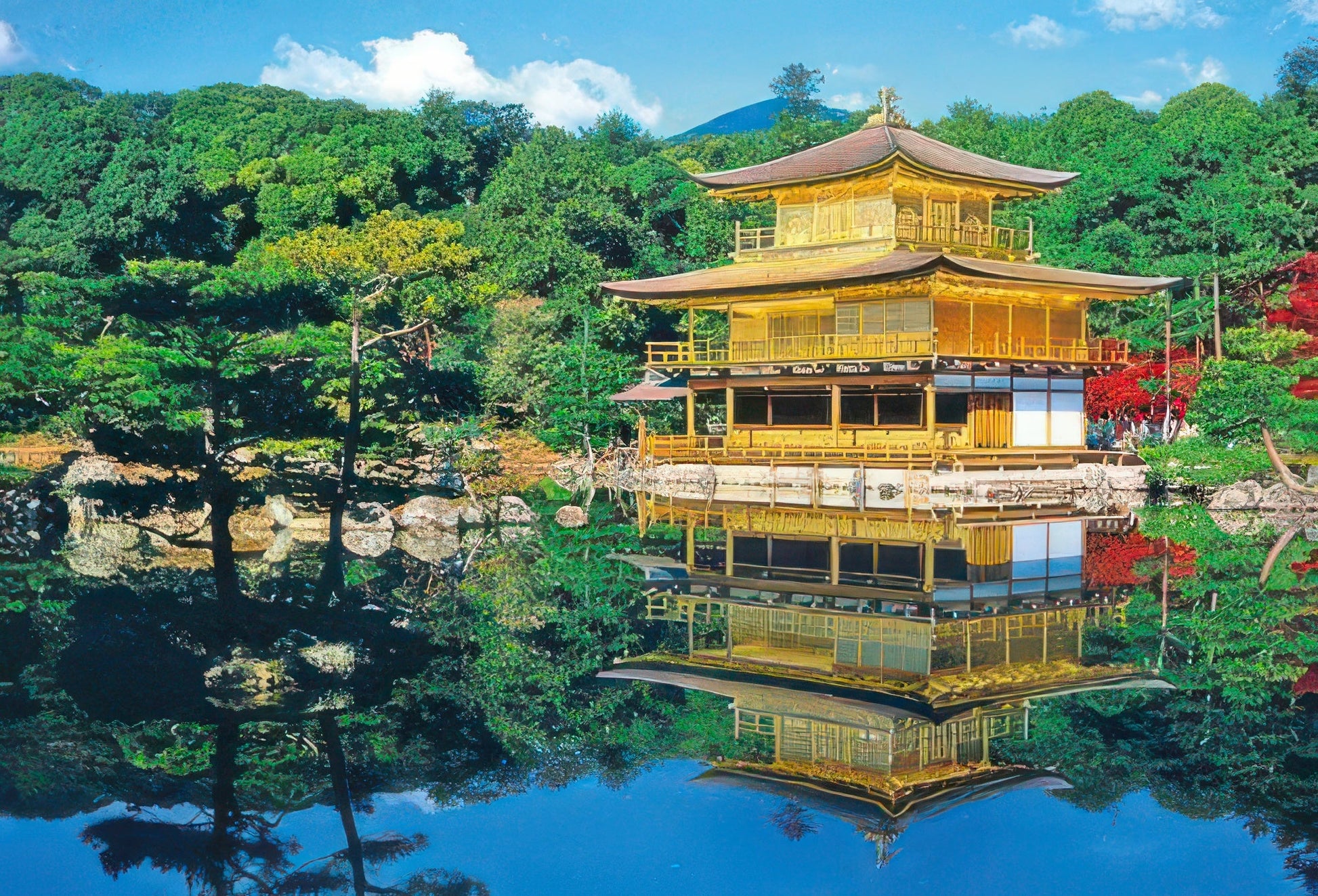 beverly-71-352-fresh-green-kinkaku-ji-temple-1000-pieces-jigsaw-puzzle