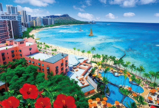 Beverly 71-381　Sparkling Waikiki Beach　1000 Pieces Jigsaw Puzzle