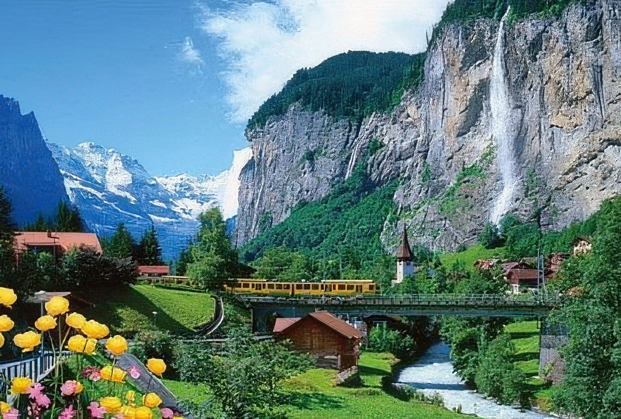 beverly-71-387-staubbach-falls-and-the-jungfrau-railway-1000-pieces-jigsaw-puzzle