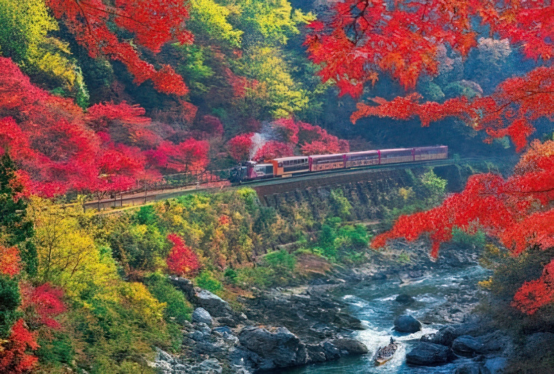 beverly-71-406-trolley-train-with-colorful-autumn-leaves-1000-pieces-jigsaw-puzzle