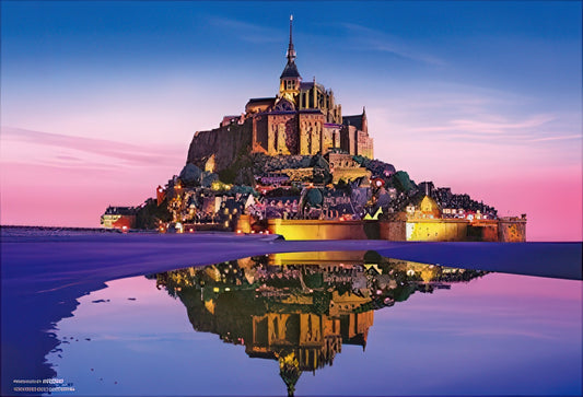 Beverly 73-156　Scenery • Mont Saint-Michel at Dusk　300 Pieces Jigsaw Puzzle