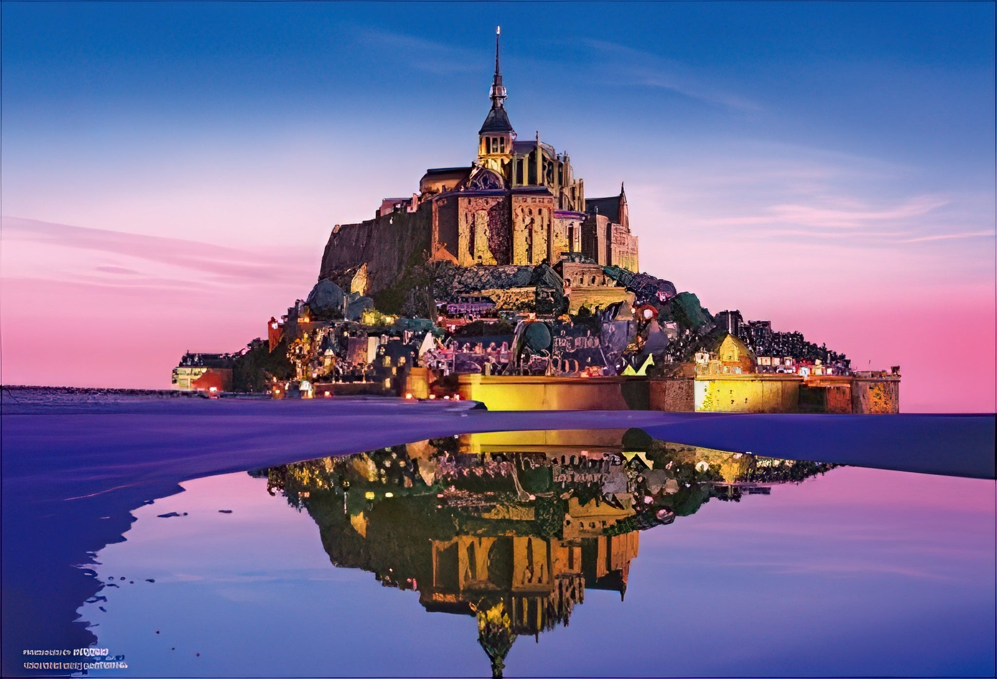 beverly-73-156-mont-saint-michel-at-dusk-300-pieces-jigsaw-puzzle