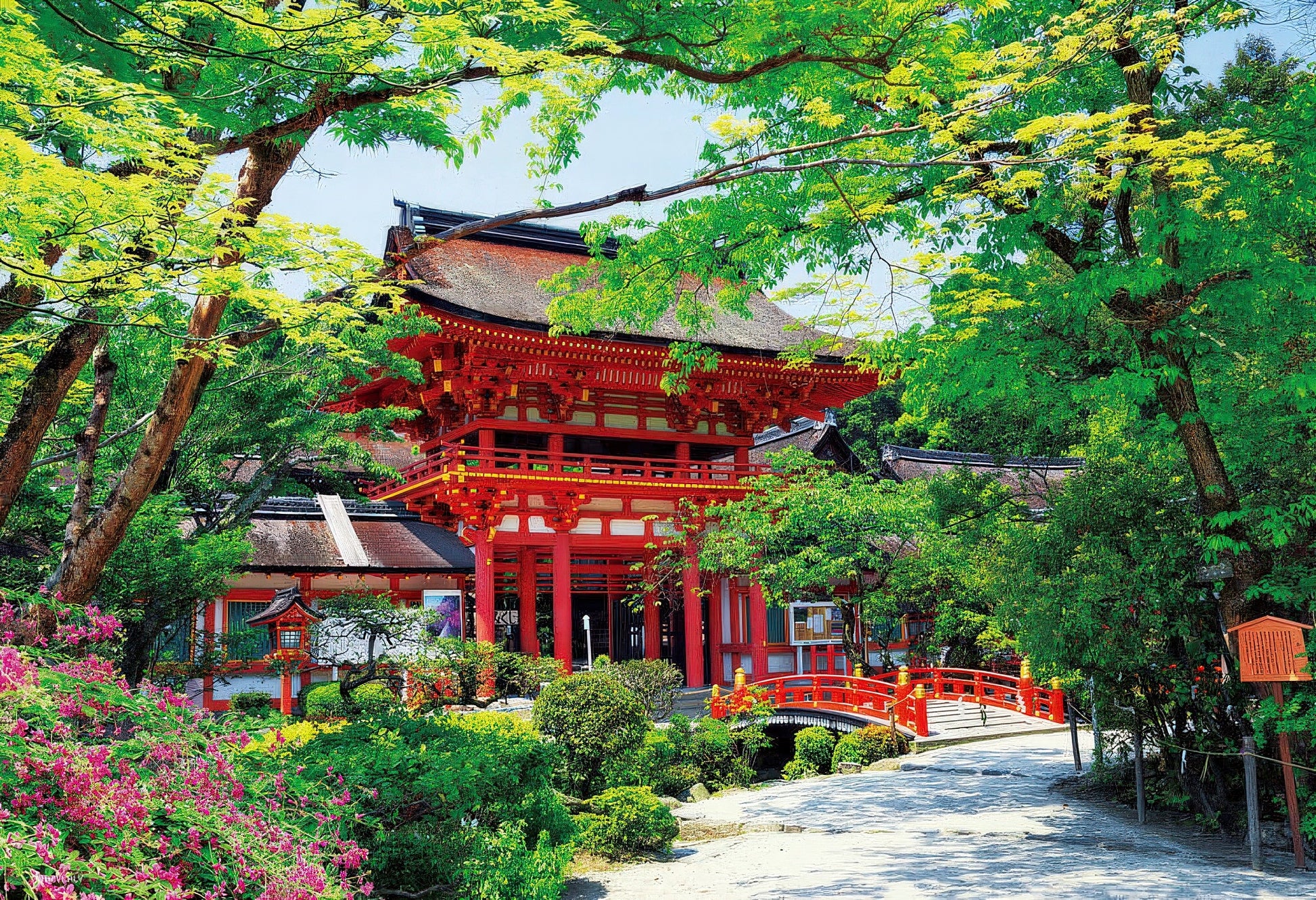 beverly-73-179-fresh-green-kamigamo-shrine-300-pieces-jigsaw-puzzle