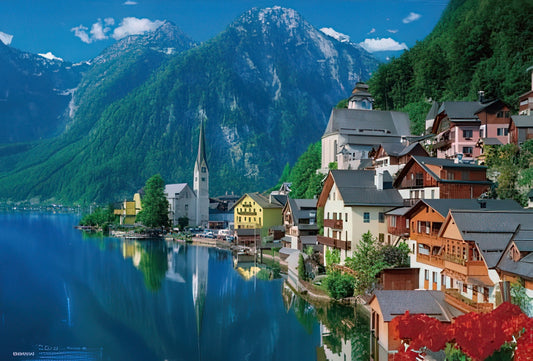 Beverly 73-185　Scenery • Beautiful Lakeside at Hallstatt　300 Pieces Jigsaw Puzzle