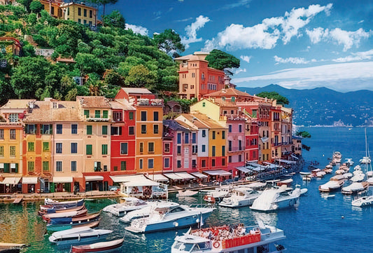 Beverly 73-186　Scenery • Portofino, Blue Sea and Port Town　300 Pieces Jigsaw Puzzle