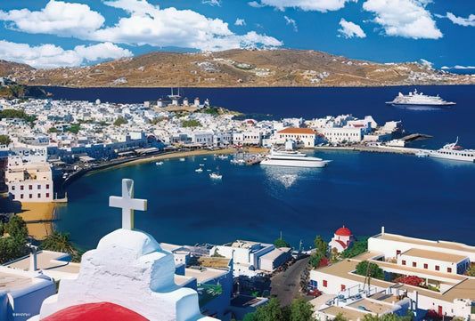 Beverly 73-194　Scenery • Blue Sea of Mykonos　300 Pieces Jigsaw Puzzle