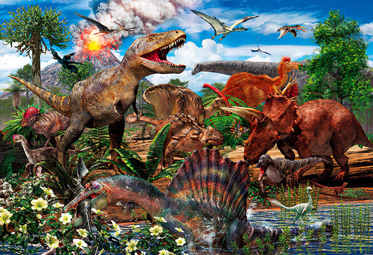 Beverly • Creature • Cretaceous Dinosaurs　80 PCS　Jigsaw Puzzle
