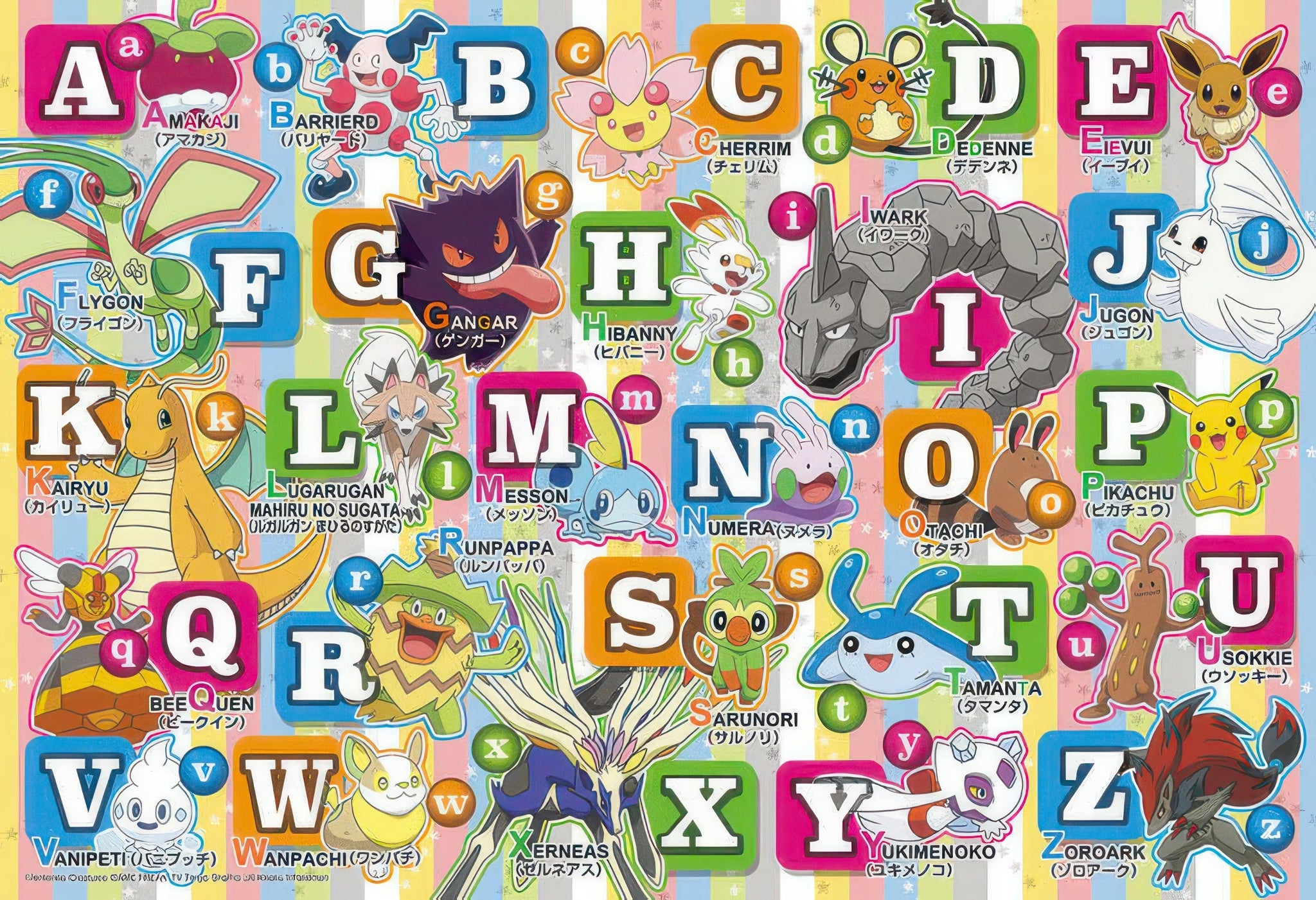 beverly-80-020-let's-learn-the-alphabet-with-pokemon-80-pieces-kids-puzzle