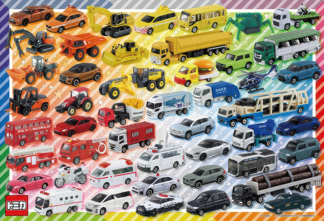 beverly-80-036-car-let-s-arrange-tomica-by-colour-80-pieces-jigsaw-puzzle