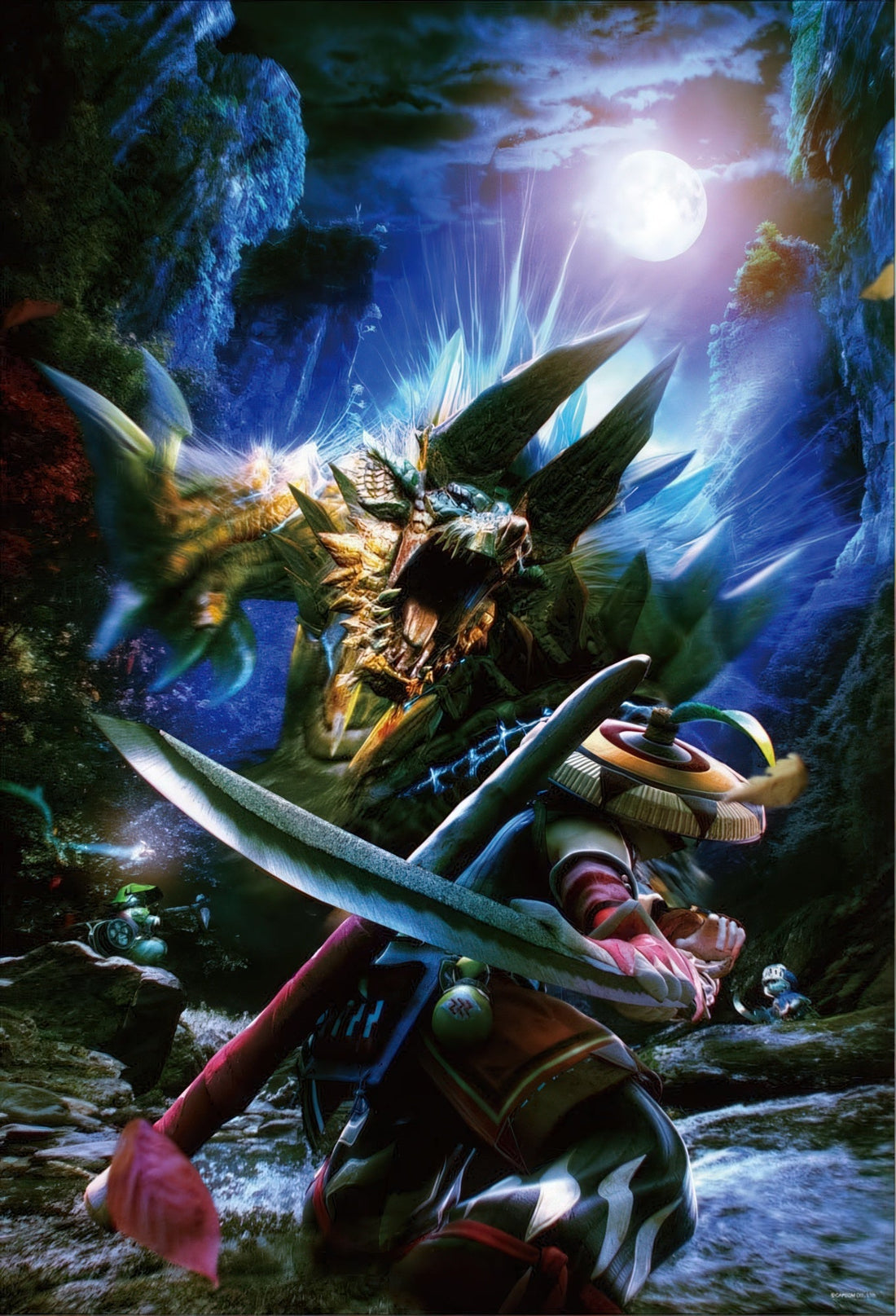 beverly-81-075-thunderwolf-wyvern-zinogre-(glowing)-1000-pieces-jigsaw-puzzle