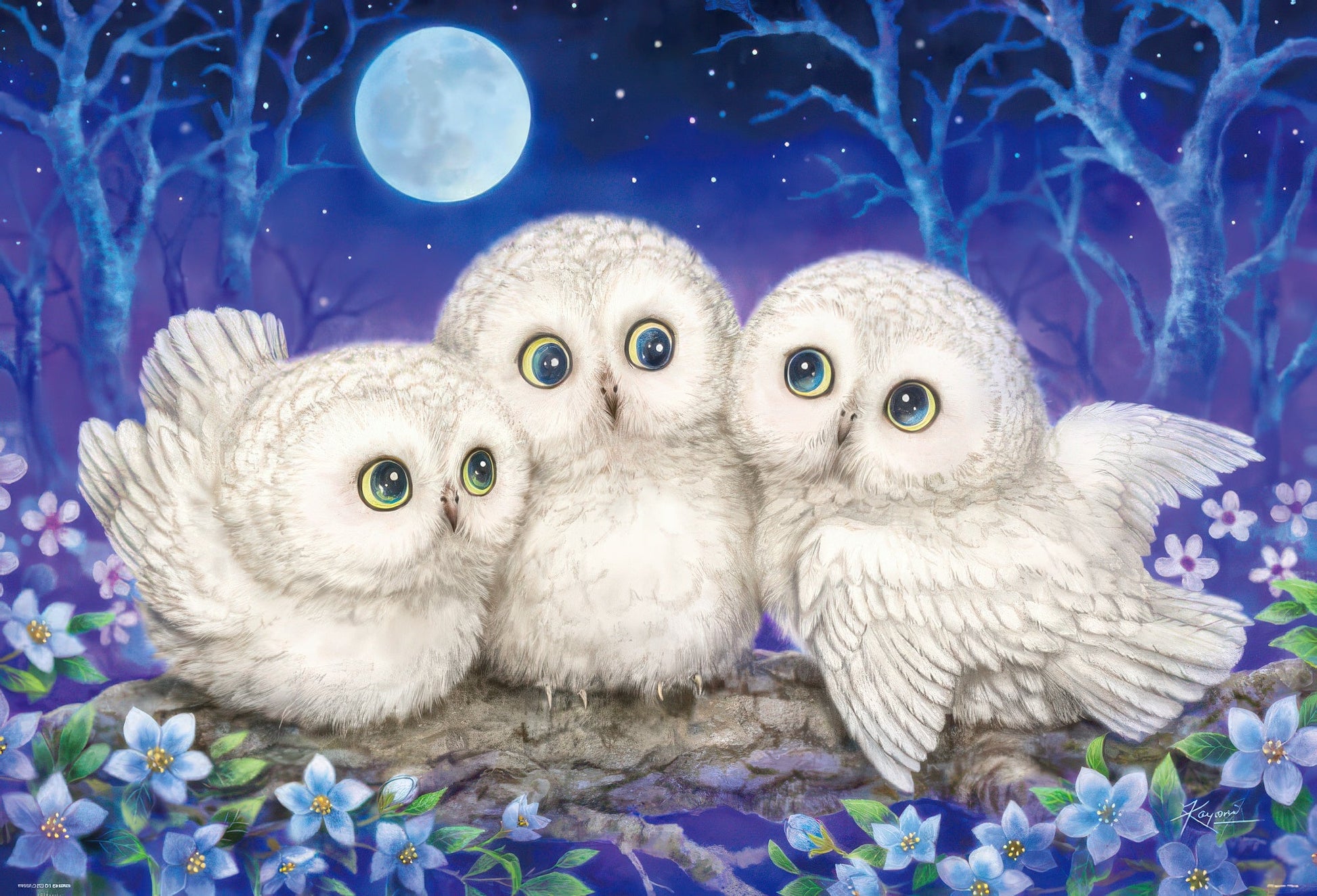 beverly-81-114-animal-owl-triplets-1000-pieces-jigsaw-puzzle