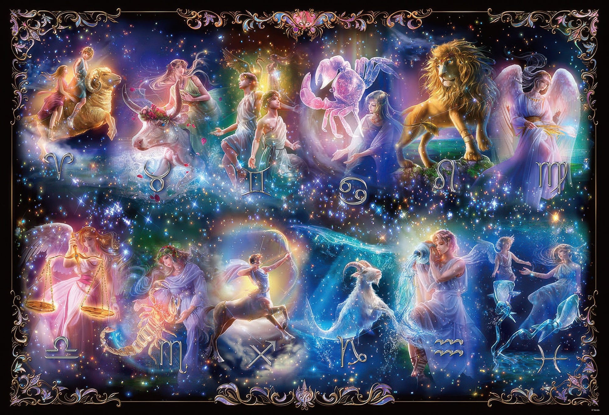 beverly-81-127-gods-of-the-stars---twelve-constellations-1000-pieces-jigsaw-puzzle