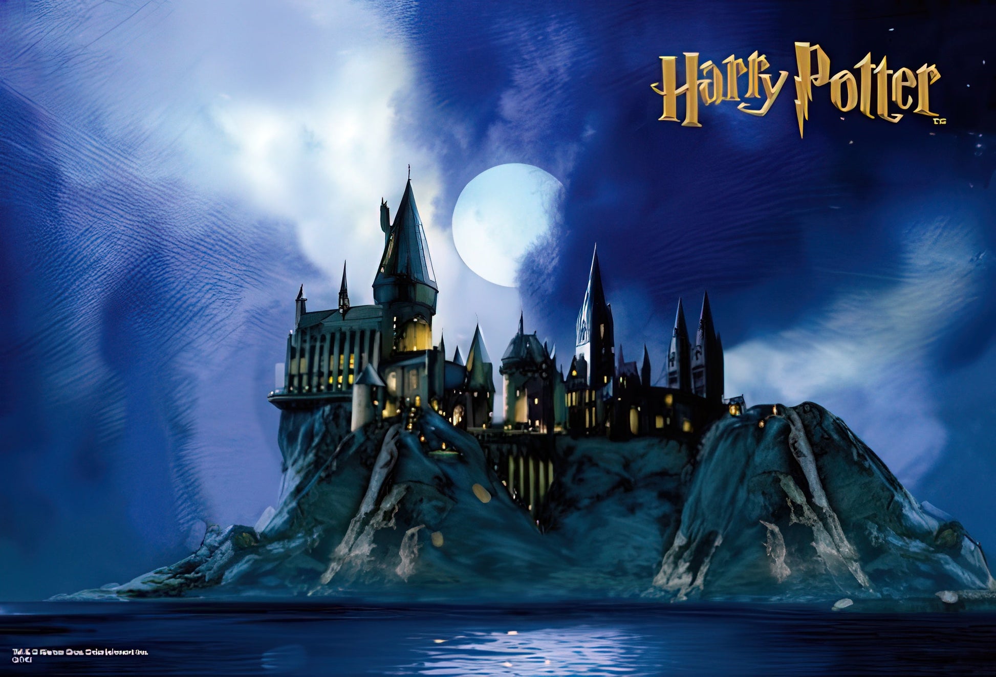 beverly-83-060-harry-potter-hogwarts-castle---moonlight-300-pieces-jigsaw-puzzle