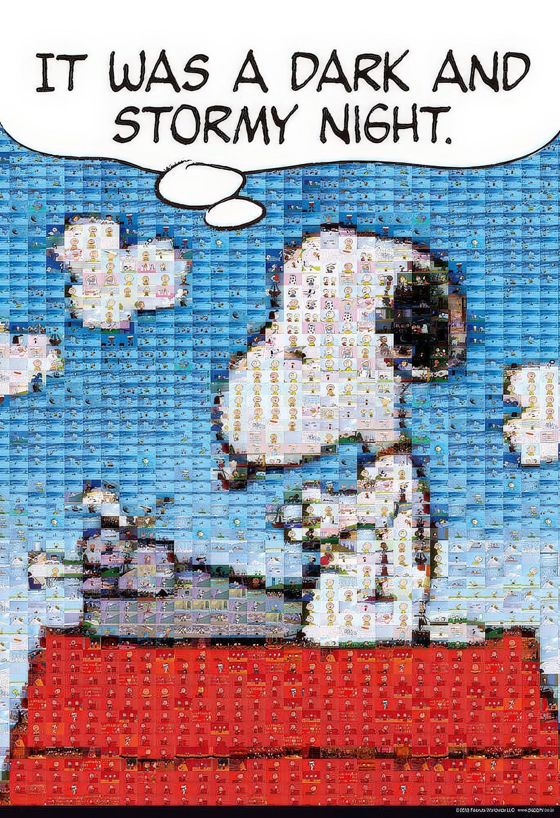 beverly-83-083-mosaic-snoopy-and-the-typewriter-300-pieces-jigsaw-puzzle