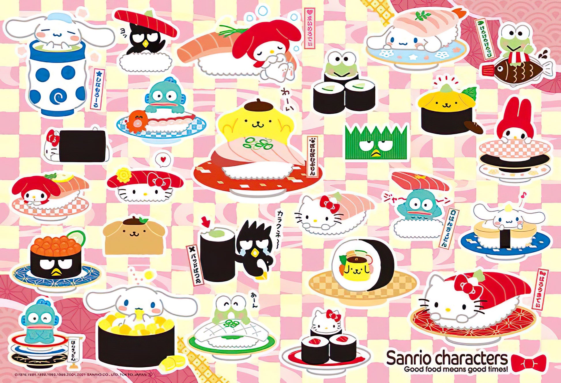 Beverly • Sanrio Characters Sushi Restaurant　300 PCS　Jigsaw Puzzle