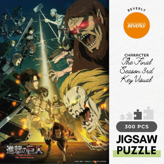 Beverly 83-114　Attack on Titan • The Final Season 3rd Key Visual　300 Pieces Jigsaw Puzzle