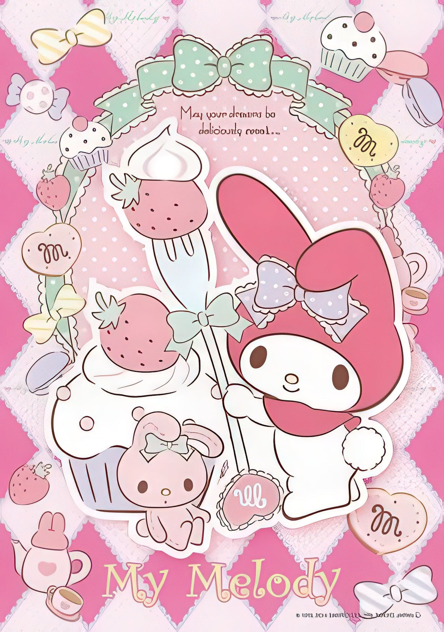 beverly-88-004-sanrio-characters-my-melody's-delicious-sweets-500-pieces-jigsaw-puzzle