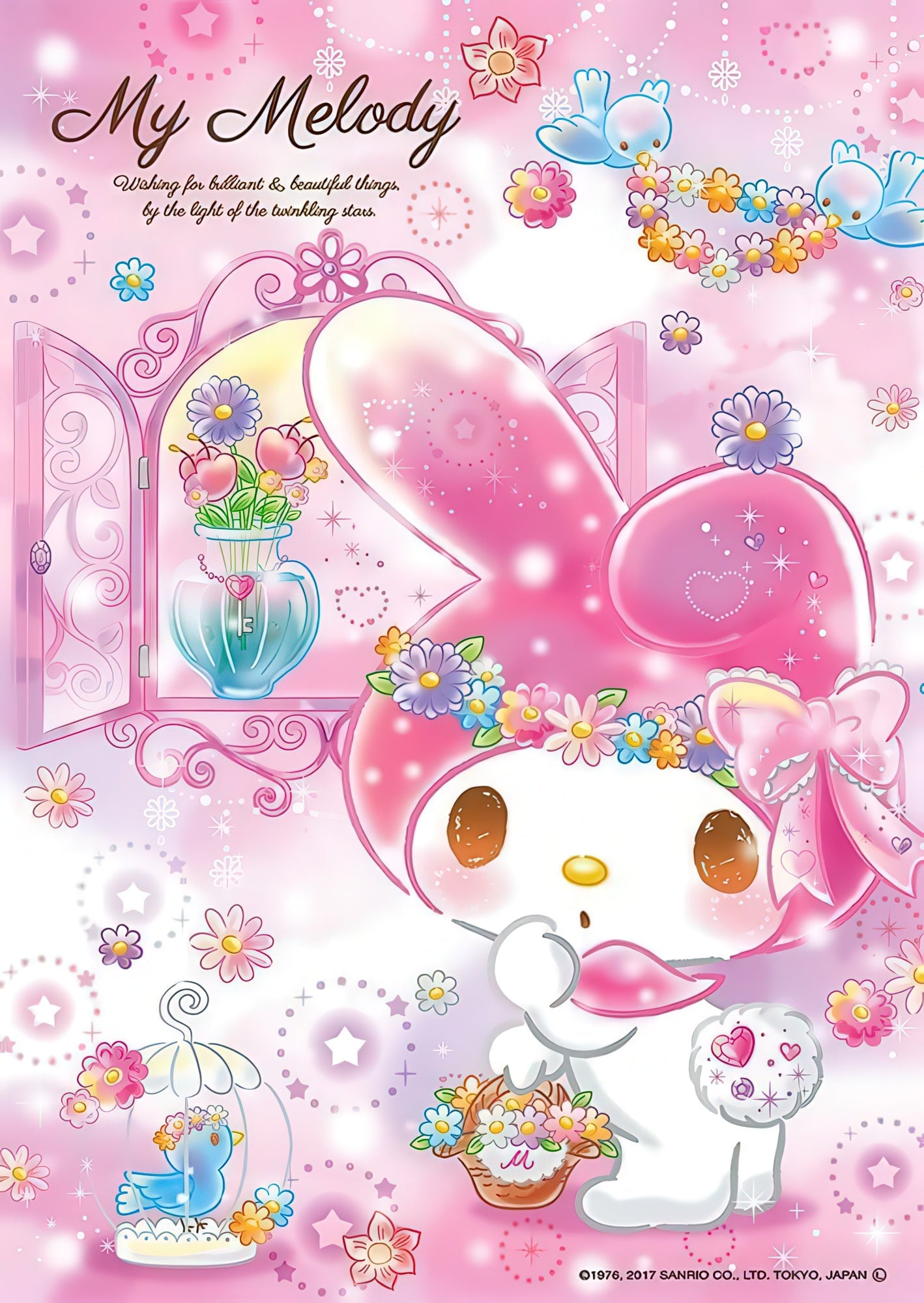 beverly-88-026-my-melody's-sparkling-dream-88-pieces-kids-puzzle